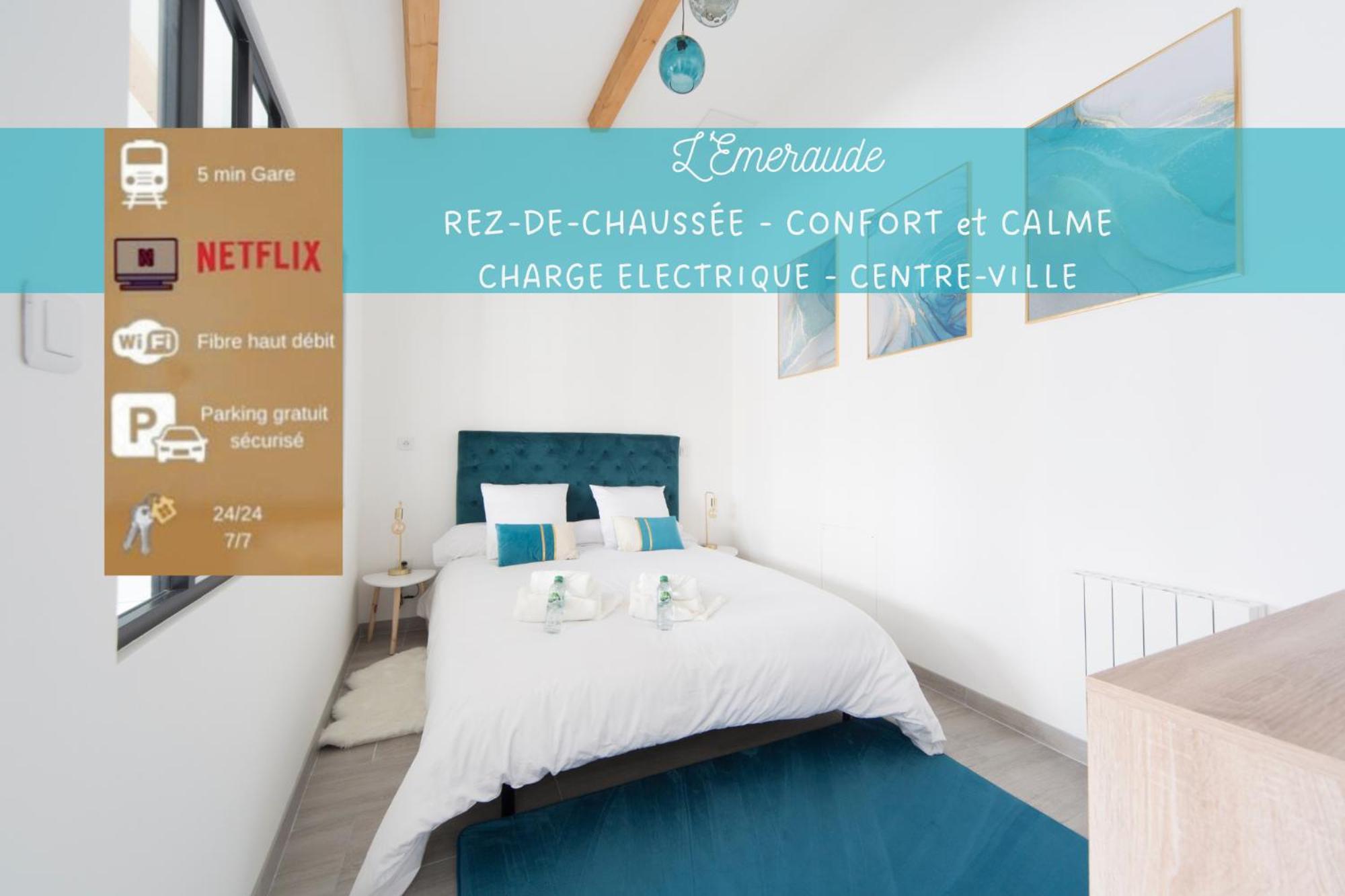 L'Emeraude Rez-De-Chaussee - Parking Prive -Zapart'Hotels Malesherbes Экстерьер фото